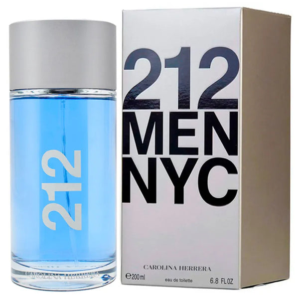 Carolina Herrera 212 Nyc Men Eau De Toilette 200 Ml Original