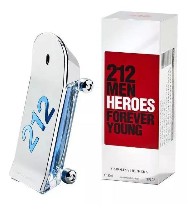 Carolina Herrera 212 Heroes Forever Young Men Eau de Toilette 90ml Original