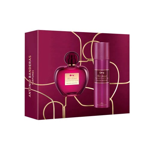 Estuche Antonio Banderas Her Secret Temptation Woman Eau De Toilette 80 Ml Original
