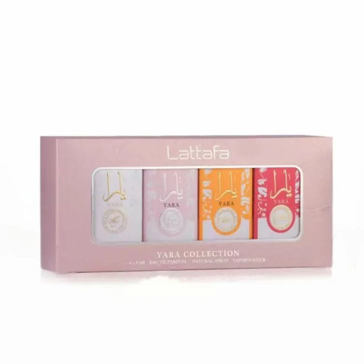 Lattafa Set Miniatura Colección Yara 4 Pcs 5 Ml Woman Original ...