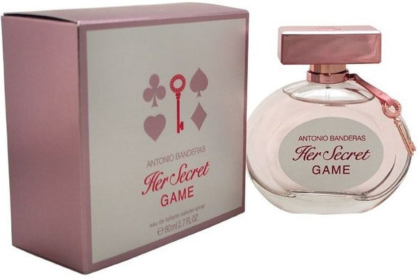 Perfume Antonio Banderas Her Secret Game Woman 80ml Eau de Toilette Original