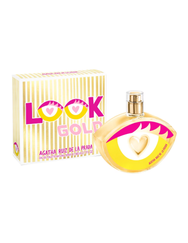 Perfume Agatha Ruiz De La Prada Look Gold Woman Eau de toilette 80ML Original