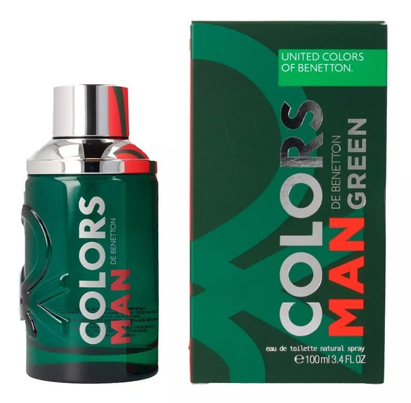 Benetton Colors Man Green Men Eau de Toilette 100ml Original