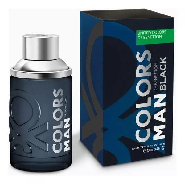 Benetton Colors Man Black Man Eau De Toilette 100ml Original