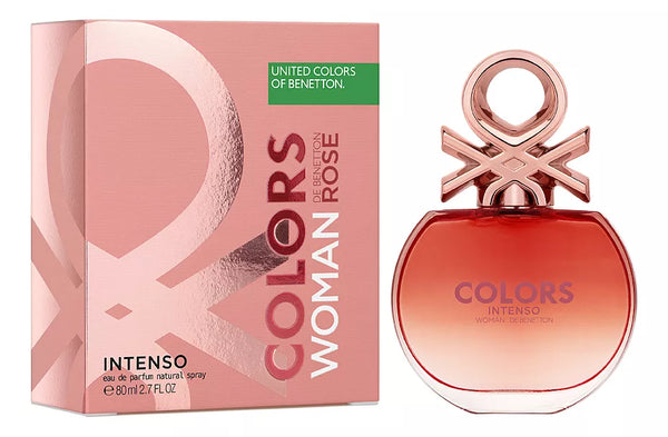 Benetton Colors Rose Intenso Woman Eau De Parfum 80ml Original