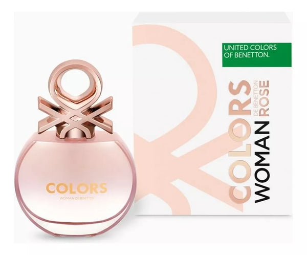 Benetton Colors Rose Woman Eau de Toilette 80ml Original