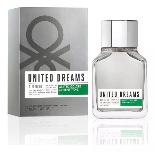 Benetton United Dreams Aim High Men Eau de Toilette 100ml Original