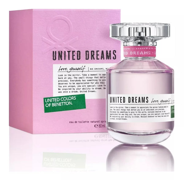 Perfume Benetton United Dreams Love Yourself Woman Eau de Toilette 80ml Original