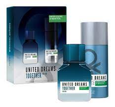 Benetton United Dreams Together Men 2 Piezas EAU DE TOILETTE