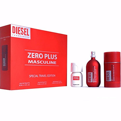 Perfume Diesel Estuche Zero Plus Masculino x 3 pzas