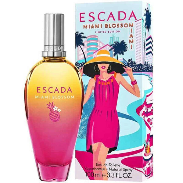 Escada Miami Blossom Woman Eau De Toilette 100 Ml Original