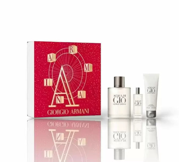 Giorgio Armani Acqua Di Gio Eau De Toilette 3 Piezas Original