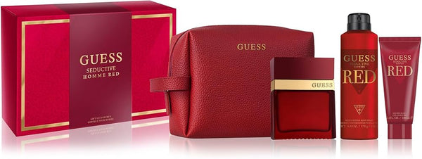 Perfume Guess Estuche Guess Seductive Red 4 Piezas Men Eau de Toilette Original