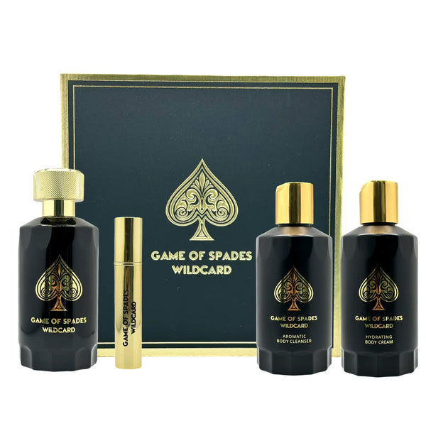 Perfume Jo Milano Game Of Spades Estuche Wildcard 4 Piezas Men Eau de Parfum Original