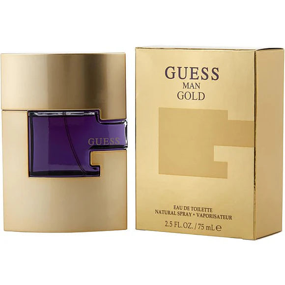 Guess Gold Men Eau De Toilette 75 Ml Original