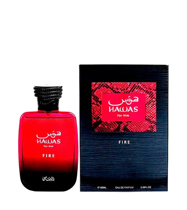 Rasasi Hawas Fire Unisex Eau De Parfum 100 Ml Original