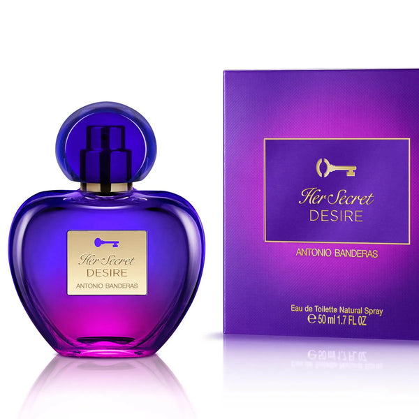 Antonio Banderas Desire Her Secret Woman Eau De Toilette 80 Ml Original