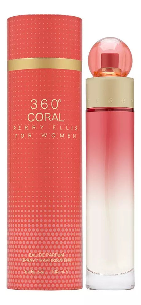 Perry Ellis 360° Coral Woman Eau de Parfum 100ml Original