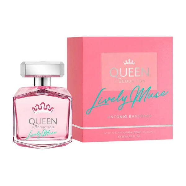 Antonio Banderas Queen of Seduction Lively Muse Woman Eau De Toilette 80 Ml Original