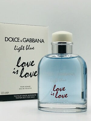 Tester Dolce & Gabbana LIght Blue Love Is Love Men 125 Ml Eau De Toilette Original